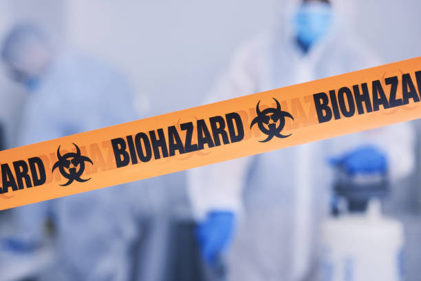 Professional Biohazard Cleanup technician working in Worthington, KY